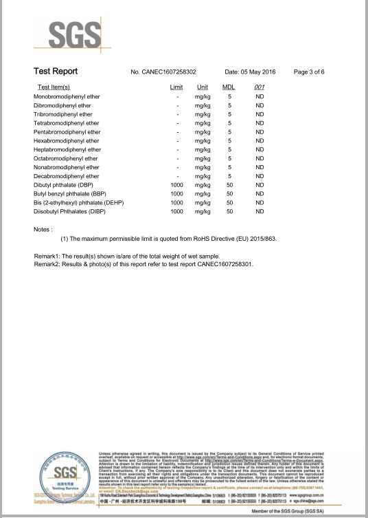 輝煒佳陶化劑SGS檢測報(bào)告3